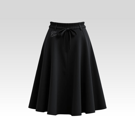 Noir Grace Midi Skirt