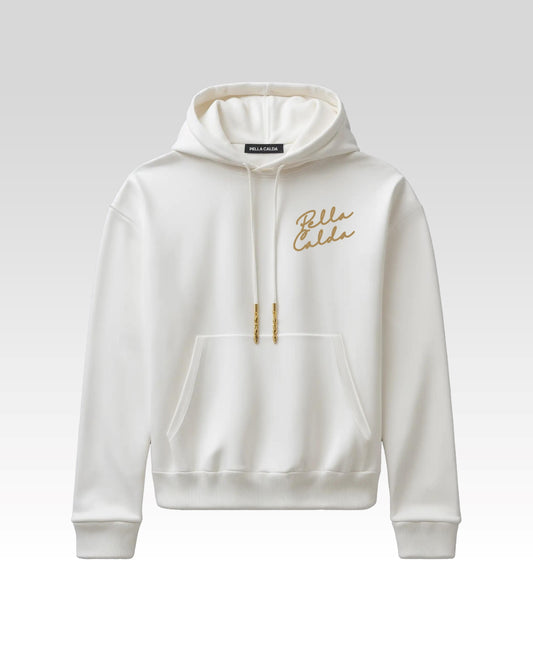 Ivory Luxe Swirl Hoodie