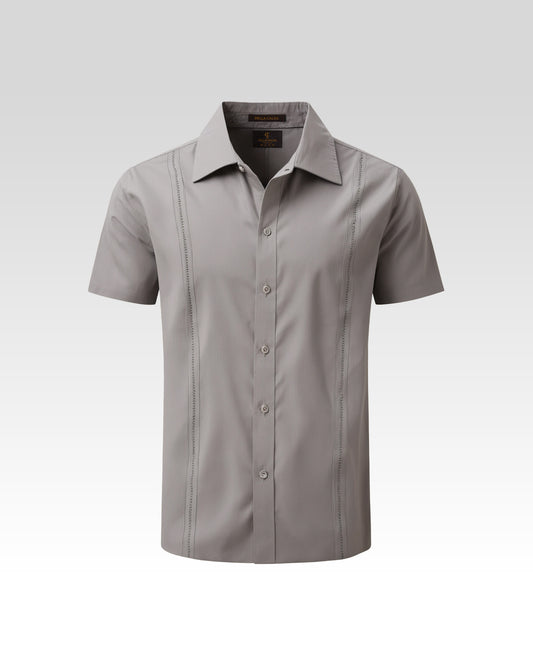 Gray Essence Linen Shirt