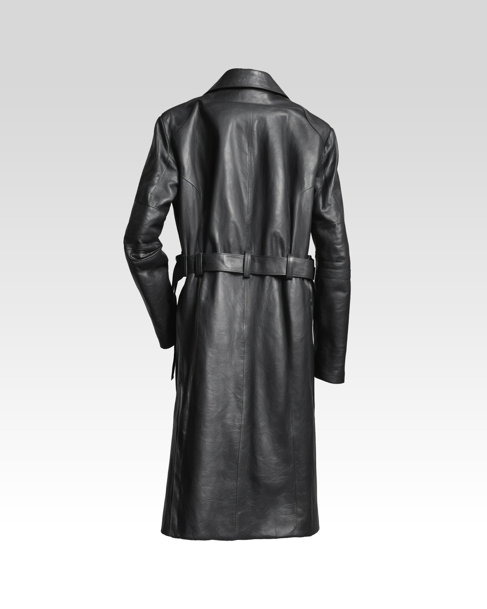 Eclipse Noir Leather Coat